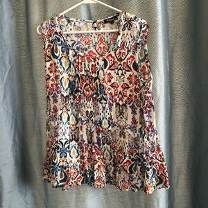 Papa Vancouver -size L - multi coloured sleeveless blouse - new or like new